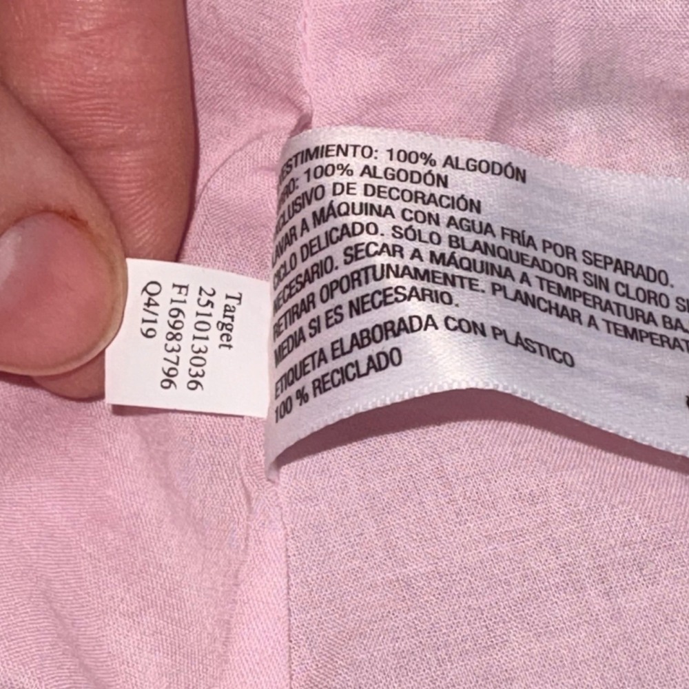 LoveShackFancy x Target Pink Floral Midi Dress Puff Sleeve Cottagecore sz 2 NWT - Picture 10 of 11